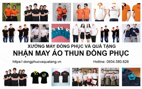 Đặt may áo thun đồng phục tại Thái Bình: Chất lượng và uy tín đến từ Đồng Phục Và Quà Tặng