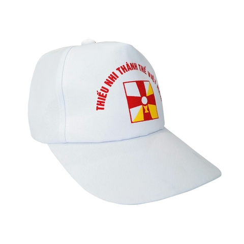 Mũ Thiếu Nhi Thánh Thể Việt Nam Trắng