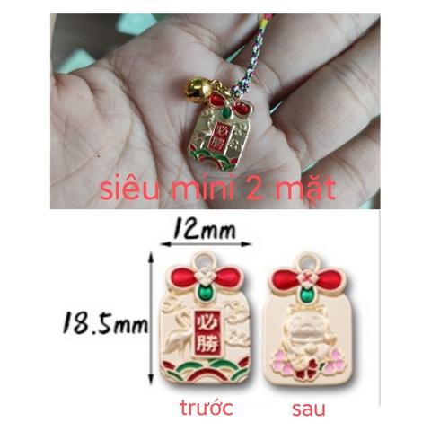 Móc khóa treo điện thoại túi ví phong cách Nhật xinh xắn mini