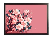 Khung tranh A4 ảnh ép plastic