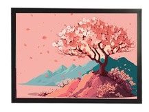 Khung tranh A4 ảnh ép plastic