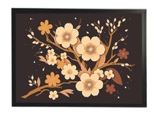 Khung tranh A4 ảnh ép plastic