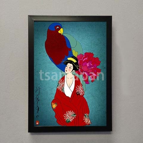 Khung tranh A4 không mặt kính ảnh ép plastic