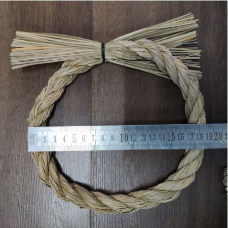 Vòng rơm Shimenawa trang trí Tết Nhật (chỉ vòng rơm)