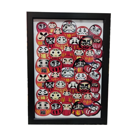 Khung tranh A4 ảnh ép plastic