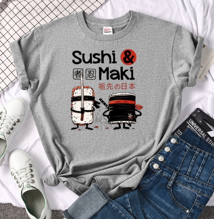 Áo Thun Nữ In Họa Tiết Nhật (Áo Mỏng)