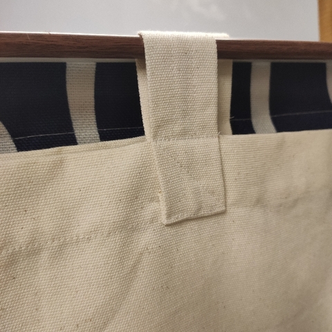 Màn rèm Nhật bố kem có quai 1mx1m8 (không kèm thanh)