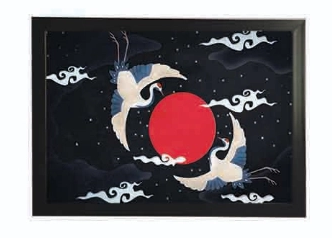 Khung tranh A4 ảnh ép plastic ko mặt kính