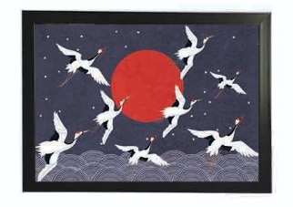 Khung tranh A4 ảnh ép plastic ko mặt kính