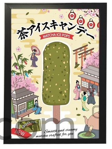 Khung tranh A4 ảnh ép plastic ko mặt kính