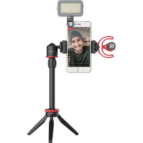 Combo BOYA BY-VG350 – Ultimate smartphone video kit (with Led) (FBVG2)