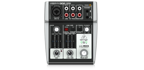 302USB Mixer Behringer Analog 5 in 2 Bus Tích Hợp Mic Preamp, EQ