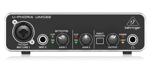 Card âm thanh Behringer UMC22 USB