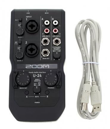 ZOOM USB Audio Interface For PC/Mac/iPad U24