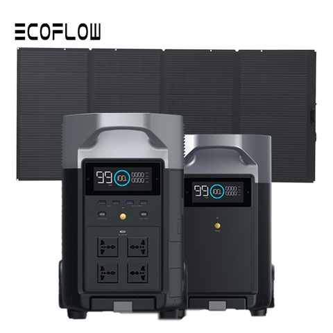 Trạm tích điện EcoFlow DELTA Pro Power Station 7200Wh + Solar Panel 400W | Chính Hãng