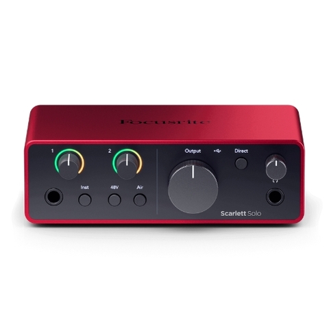 SOUNDCARD THU ÂM FOCUSRITE SCARLETT SOLO (GEN4)