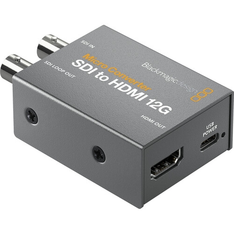 Micro Converter SDI to HDMI 12G wPSU