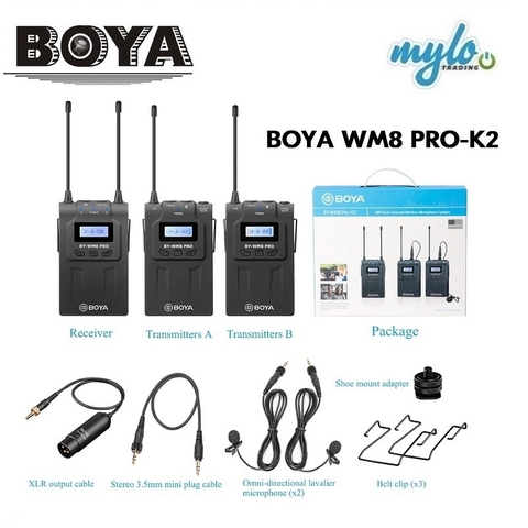 Micro không dây Boya BY-WM8 Pro-K2