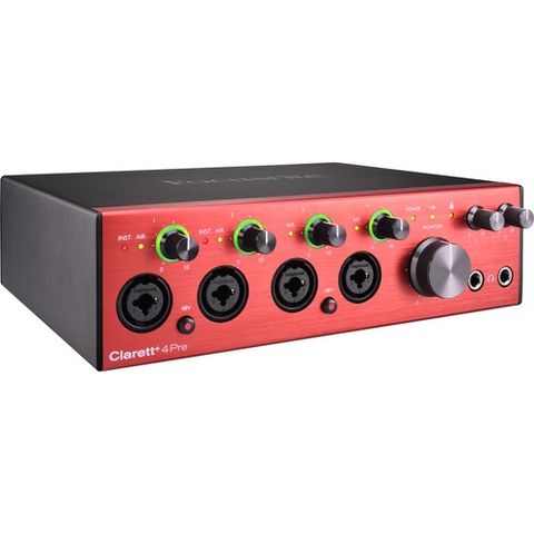 Focusrite Clarett 4Pre Thunderbolt Audio Interface