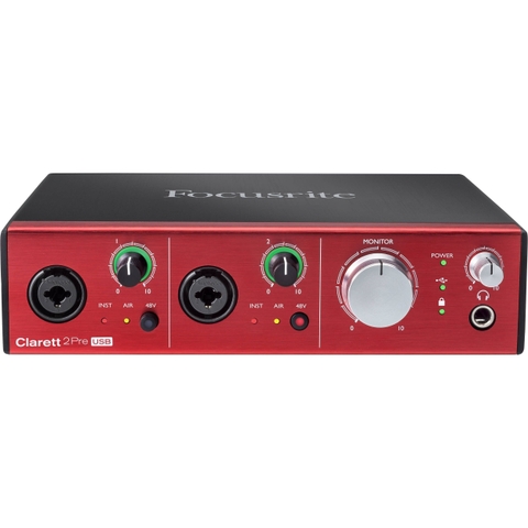 Focusrite Clarett 2Pre USB 10x4 Audio Interface