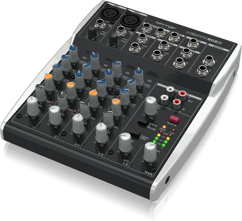 Mixer cơ Behringer XENYX 802S - 8 in tích hợp USB Streaming Interface