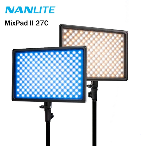 Nanlite MixPad II 27c RGBWW Hard and Soft Light LED Panel