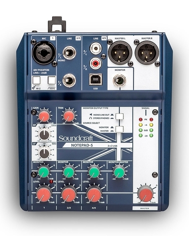 Mixer Soundcraft Notepad-5CH