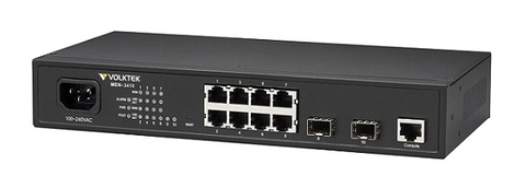 Switch Volktek MEN-3410 8-Port Gigabit + 2 SFP