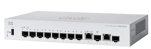 Thiết bị mạng Cisco CBS350-8S-E-2G-EU