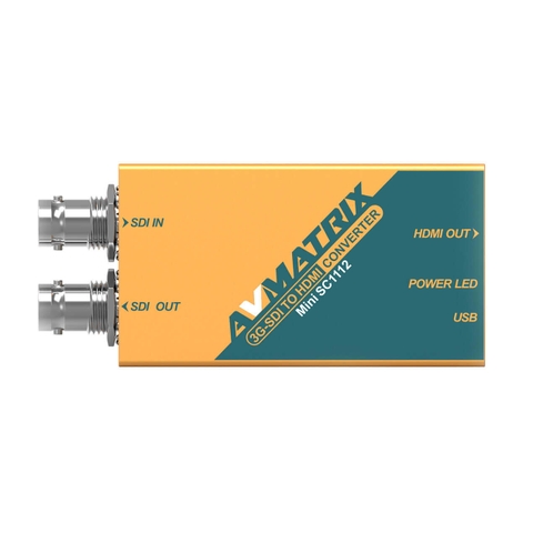 Bộ Converter Mini 3G-SDI to HDMI  Avmatrix  SC1112