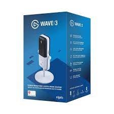 Thiết bị Stream Elgato Gaming Microphone Wave 3 White