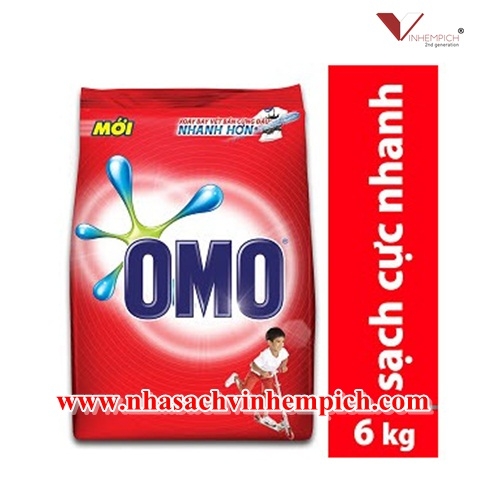 Bột Giặt OMO Đỏ (6kg)