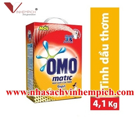 Hộp Bột Giặt OMO Matic Hương Comfort (4.1kg)