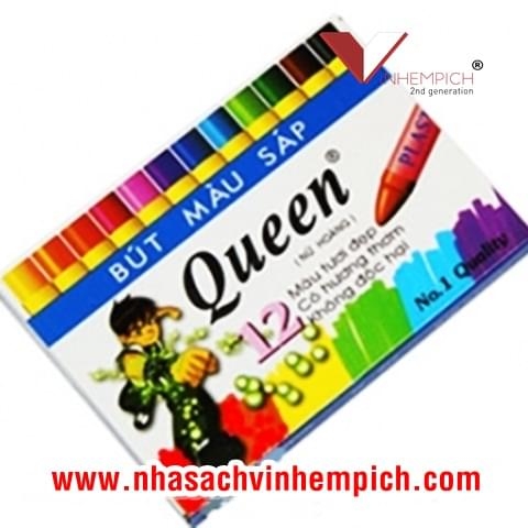 Sáp màu Queen 12 MÀU PC012