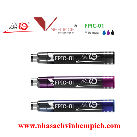 Hộp 10 Ống mực Điểm 10 FPIC-01 màu tím Hộp 10 Ống mực Điểm 10 FPIC-01 màu tím