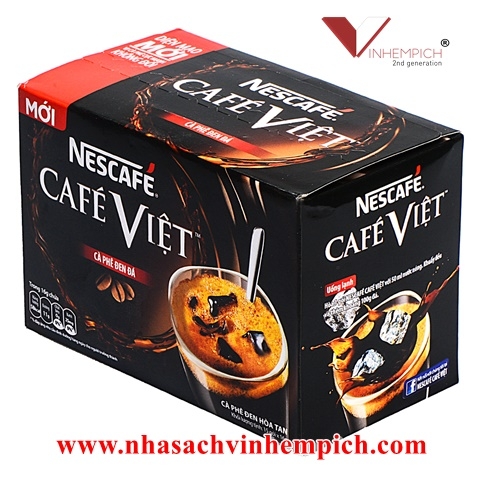 NESCAFE CAFÉ VIỆT - Cà phê Đen có đường (20 gói x 17g)