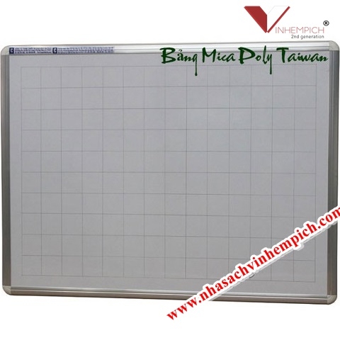 Bảng viết bút lông Poly Taiwan 80X120CM