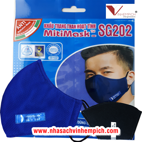 Khẩu trang than hoạt tính MitiMask SG202