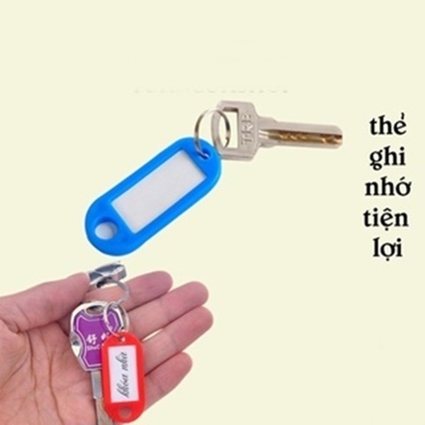 Thẻ chìa khoá, key tag SQ-3308 dùng ghi chú, đánh dấu số chìa khóa, hành lý