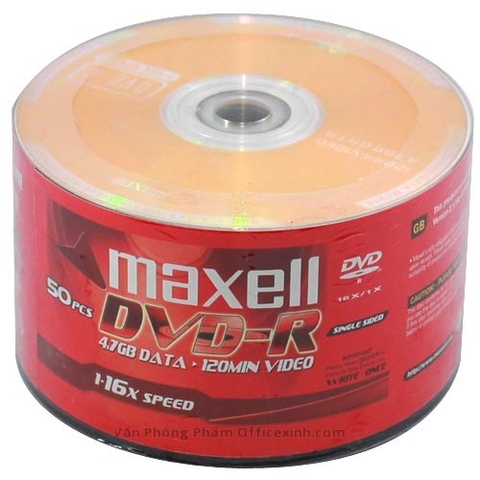 ĐĨA DVD MAXCELL HỘP TRÒN 50 CÁI - 1 cái