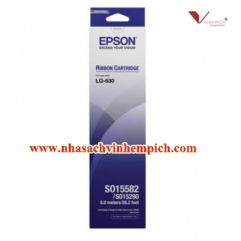 Epson S015582 Black Ribbon LQ-630
