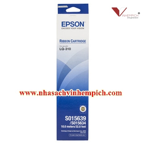 Ruy Băng Epson S015639 Black Ribbon LQ-310