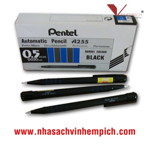 Bút Chì Kim Bấm Pentel 0.5mm - A255A