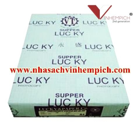 Giấy A4 Lucky 80gsm (đủ 500 tờ)