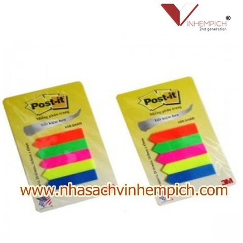 GIẤY NOTE 5 MÀU NHỰA 3M