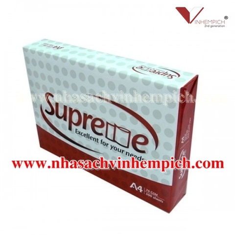 GIẤY SUPREME A4 70 GSM