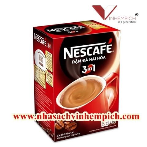 Hộp 20 Gói Nescafé 3in1 Đậm Đà Hài Hòa (17g)