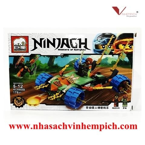 BỘ LẮP GHÉP NINJA ELEPHANTS ninjago masters of spinjitzu 178PCS