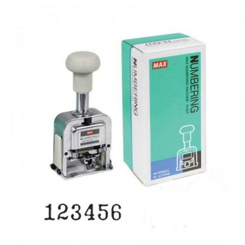 Dấu nhảy 6 số Max N607 (hàng Nhật) - Dấu nhảy - Máy đóng số nhảy