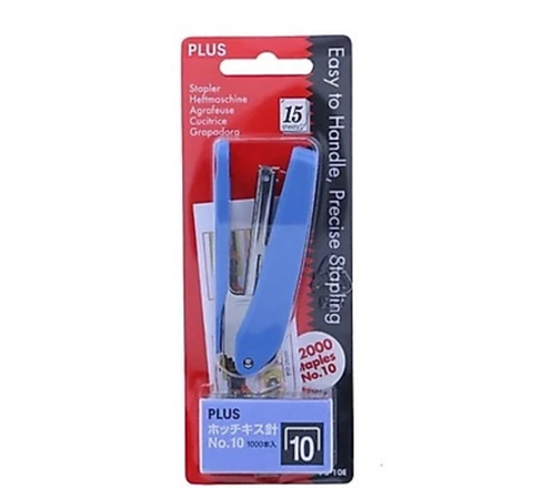 Bộ bấm kim số 10 + 2 hộp kim Plus PS-10E Bộ bấm kim số 10 + 2 hộp kim Plus PS-10E